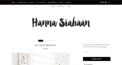 Desktop Screenshot of hannasiahaan.com