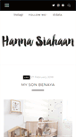 Mobile Screenshot of hannasiahaan.com